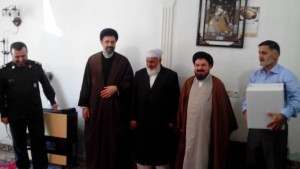 دیدار امام جمعه محترم بهشهر با خانواده شهیدان اهل تسنن