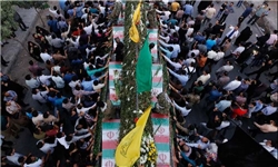 برگزاری گرامیداشت سومین روز خاکسپاری شهدای غواص در بهشهر